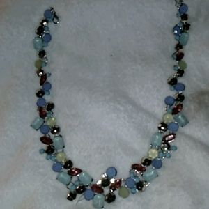 My grandma's chunky jeweled vintage necklace $13👀